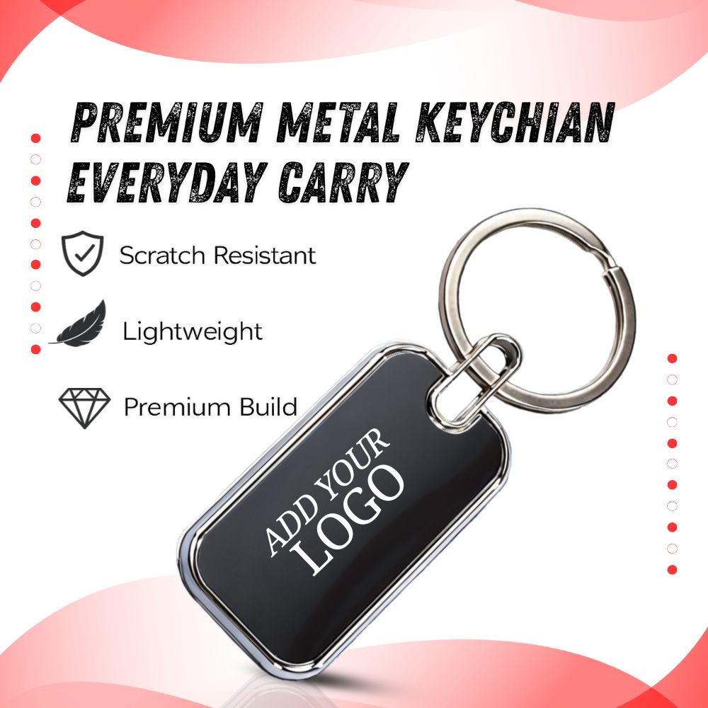 Premium Customized Metal Pen & Key chain Gift Set with Logo Printing | Executive Corporate Gift Box