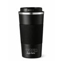 Customized Stainless Steel Travel Mug with Logo Printing | Insulated Coffee Tumbler with Spill-Proof Lid | Matte Black Corporate Gift