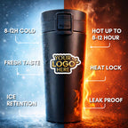 Premium Customized Travel Coffee Mug with Logo Printing | Insulated Leak proof Corporate Gift Tumbler