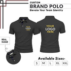 Premium Customized Cotton Polo T-Shirt with Company Logo Printing | Corporate Uniform Polo Neck T-Shirt for Men