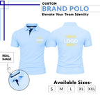 Premium Customized Cotton Polo T-Shirt with Company Logo Printing | Corporate Uniform Polo Neck T-Shirt for Men