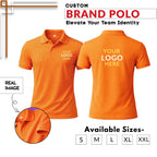 Customized Half Sleeve V-Neck Corporate T-Shirt for Men with Logo Printing | Premium Cotton Blend Team Wear & Promotional Apparel