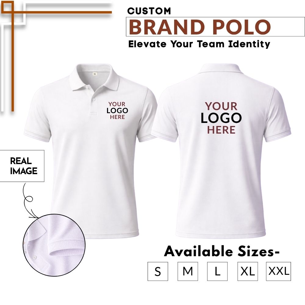 Customized Half Sleeve V-Neck Corporate T-Shirt for Men with Logo Printing | Premium Cotton Blend Team Wear & Promotional Apparel