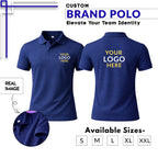 Customized Half Sleeve V-Neck Corporate T-Shirt for Men with Logo Printing | Premium Cotton Blend Team Wear & Promotional Apparel
