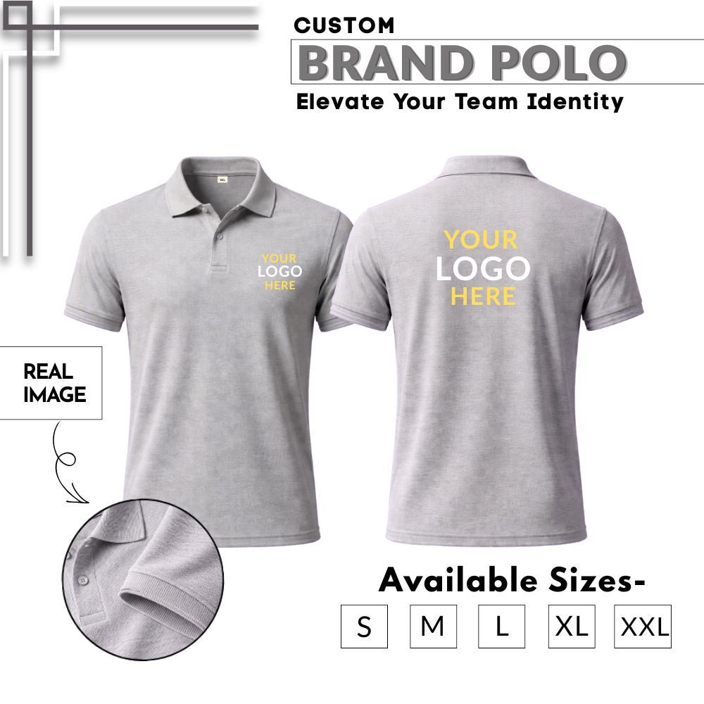 Customized Half Sleeve V-Neck Corporate T-Shirt for Men with Logo Printing | Premium Cotton Blend Team Wear & Promotional Apparel