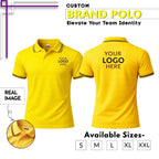 Premium Customized V-Neck T-Shirt with Company Logo Printing | Cotton Blend Corporate & Promotional V-Neck Tee for Men