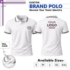 Premium Customized V-Neck T-Shirt with Company Logo Printing | Cotton Blend Corporate & Promotional V-Neck Tee for Men