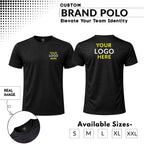 Premium Customized Round Neck T-Shirt with Company Logo Printing | Cotton Blend Corporate & Promotional T-Shirt for Men