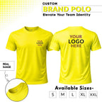 Premium Customized Round Neck T-Shirt with Company Logo Printing | Cotton Blend Corporate & Promotional T-Shirt for Men