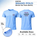 Premium Customized Round Neck T-Shirt with Company Logo Printing | Cotton Blend Corporate & Promotional T-Shirt for Men